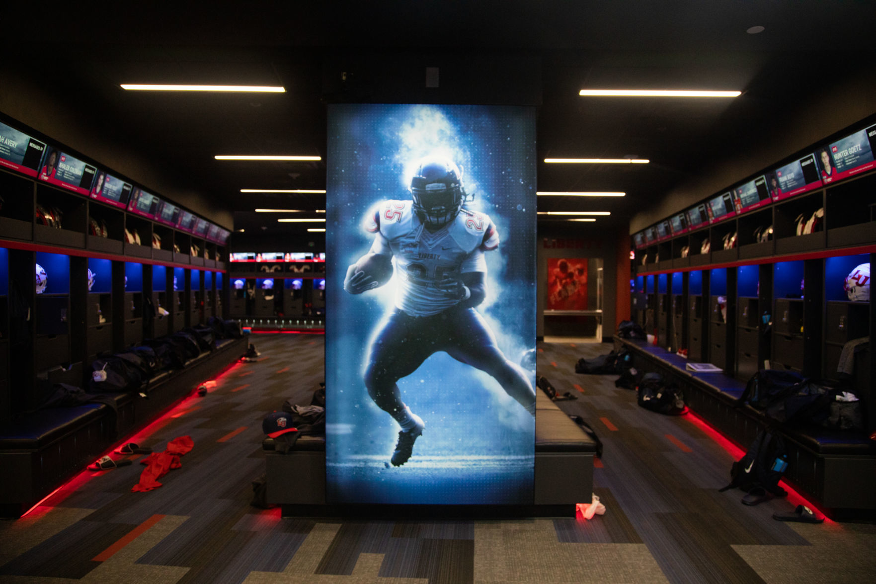 Locker room